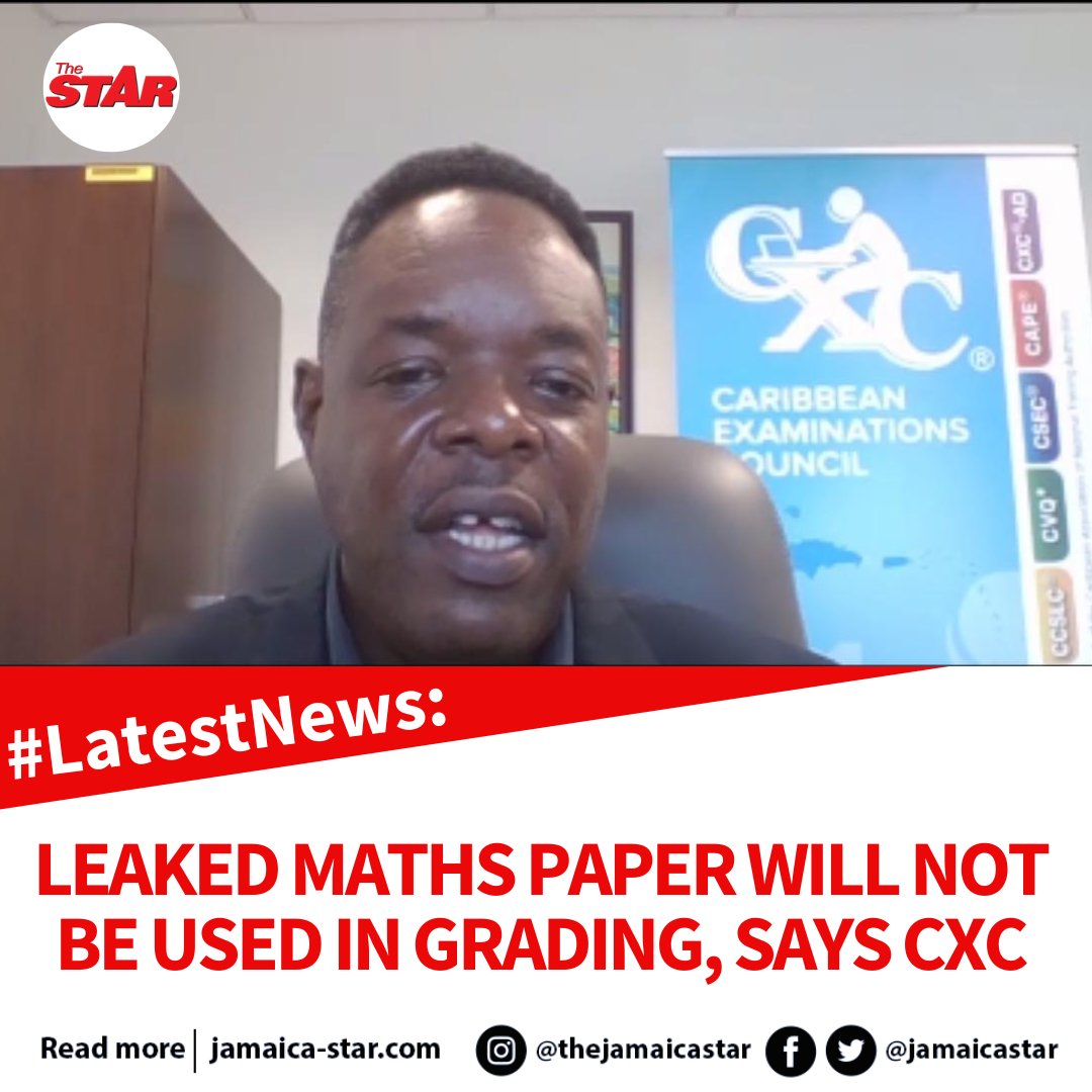 Jamaica Star On Twitter CXC CEO Dr Wayne Wesley Has Indicated That Jamaica star on twitter cxc ceo dr wayne wesley has indicated that