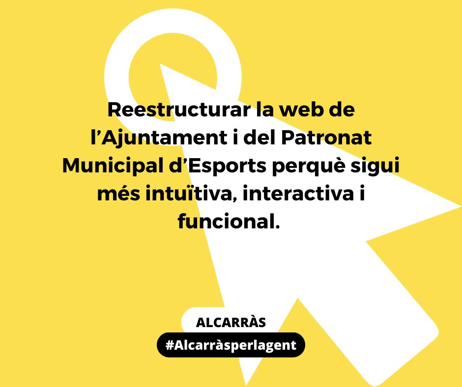 ▶️ EL NOSTRE PROGRAMA: bit.ly/ercalcarras En ell hi trobaràs el projecte de poble en què creiem ✊.