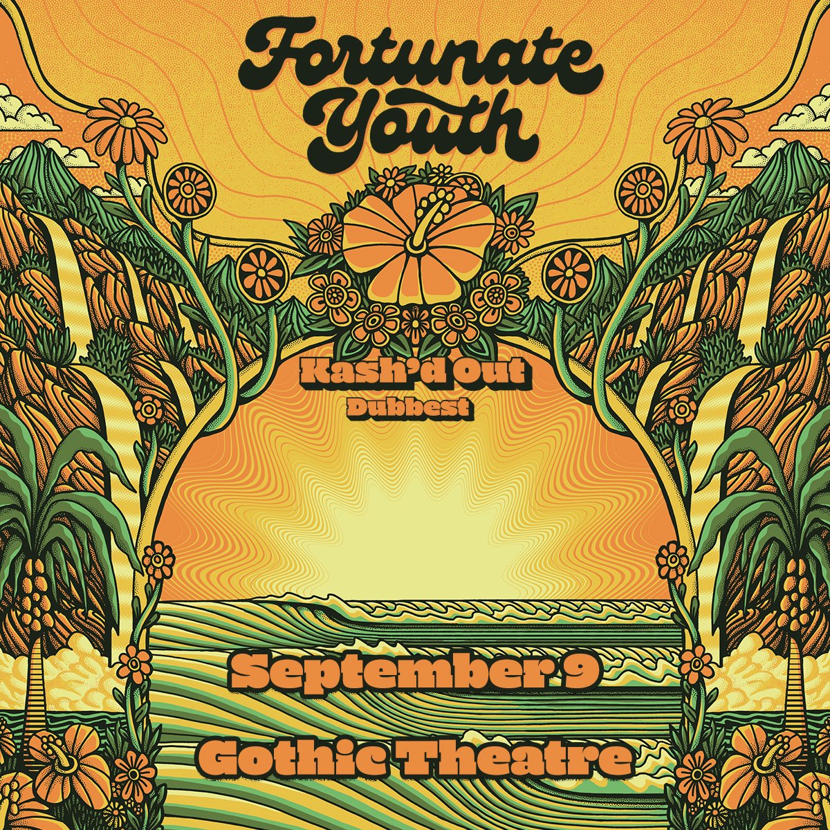 DenverReggae's tweet photo. September 9 @fortunateyouth with @kashdoutmusic, @dubbest at @gothictheatre DENVER!

🎟️ Presale May 24 at 10 am
On Sale May 25 at 10 am
https://t.co/pTjjQh6B3A

@aegpresentsrm #fortunateyouth #kashdout #dubbest #gothictheatre #denver #reggae https://t.co/XXfIbR2z50