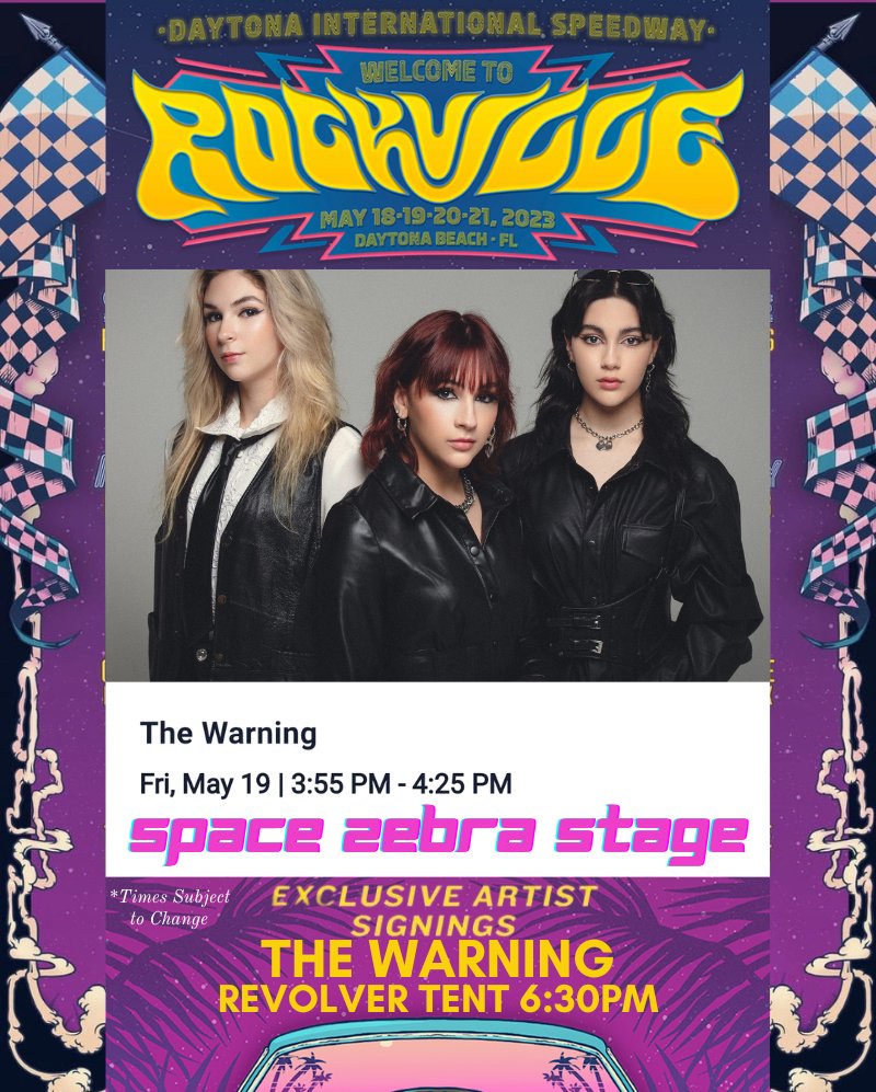 Are you ready? 🤘
Hazır mısınız? 

#TheWarning #TheWarningRockBand #TheWarningArmy #TheWarningTurkey #welcometorockville