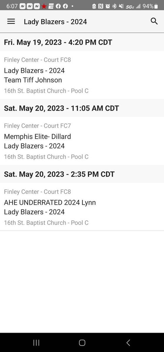 Lady Blazers 
Travel Team 
Delray Beach, Florida 
17u/16u
Working Together @
Capital Cool Classic Birmingham, Alabama