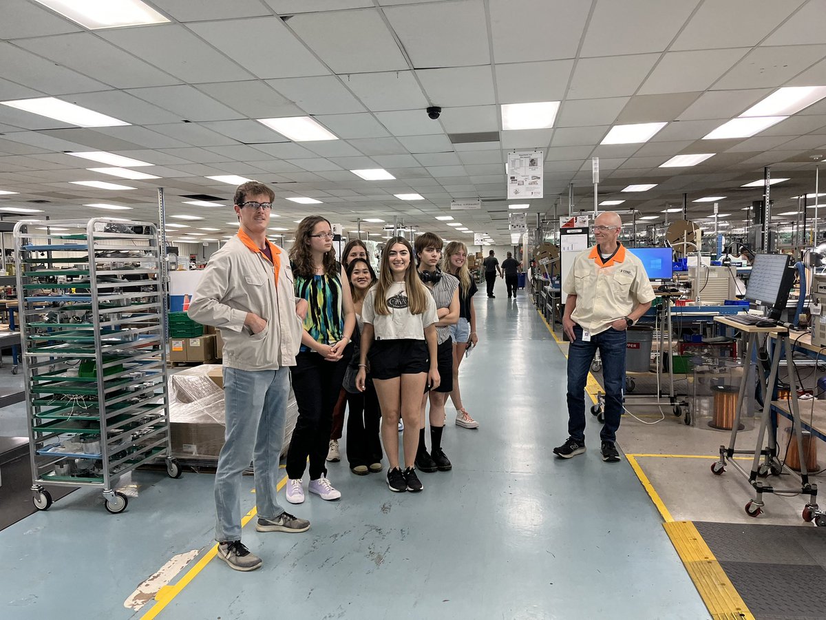 khsSTEAM's tweet photo. Thanks to @JohnsonElectric for mentoring and challenging @Kings_HS @Kings_Schools   Engineering 2 students for the last 8 weeks. I am so proud of my student’s persistence on their solenoid engines/musical instruments projects and their presentation today! #ProjectBasedLearning https://t.co/vpQ7nD1zpB