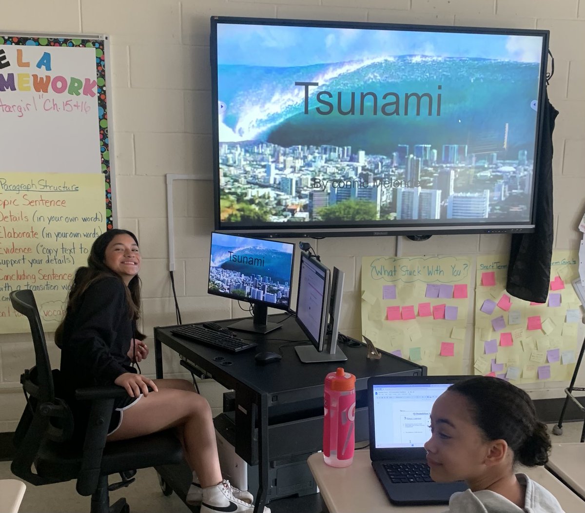MintzJenn's tweet photo. Sharing our Digital Presentations!  Bringing ELA and Science together!  Bravo 6 Purple!🎉💜💛 ⁦@IslipMS⁩ #isliprising https://t.co/89RNmWxzq9