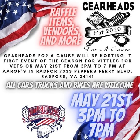 Gearheads for a Cause will be opening up the 2023 season with Vittles for Vets! All🚗cars, 🚖trucks, 🏍bikes and 🚙jeeps welcome!
.
blog.desisowers.com/2023/05/19/adv…
.
#AdventuresintheNewRiverValley
#vittlesforvets #gearheads
#radfordva #radfordvirginia
#dreamhomedesi
#newrivervalley