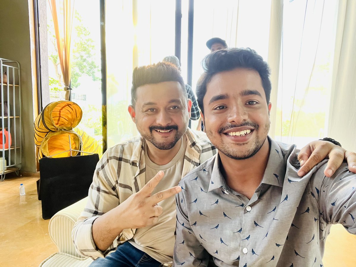 Something is coming soon with @swwapnil_joshi dada it was pleasure working with you. you are so great and humble. You are the motivation of the youngster’s. 

@paragchadha 
@bribewithtalentcasting 
@rsmcasting  Thank you for Casting me in this project.