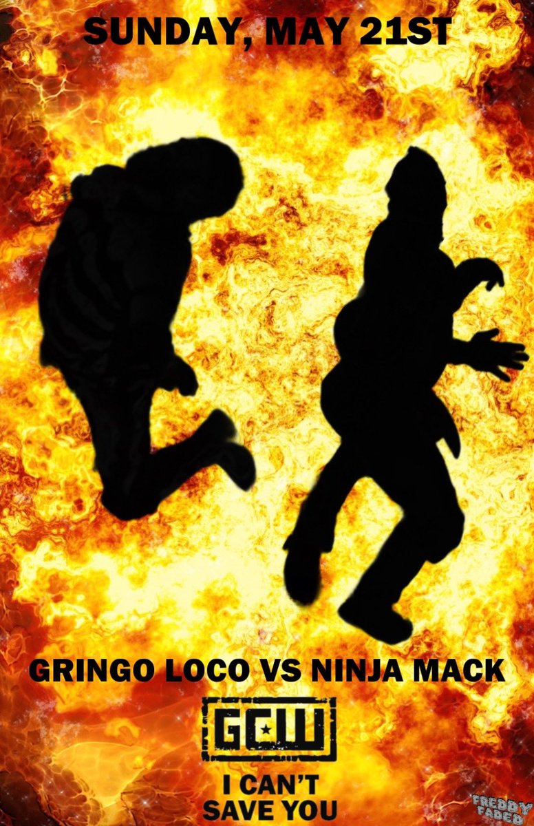 No Complaints 

@GCWrestling_ presents I Can’t Save You 

@GringoLocoOG vs @NinjaMack1 

📸 credit
Both: @EarlWGardner 

#prowrestling #wrestling #GCW #GCWSave #GringoLoco #NinjaMack #independentwrestling