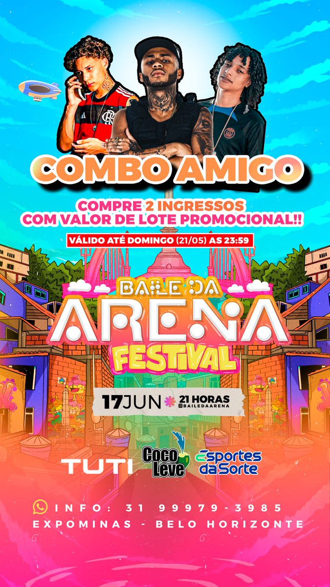Não perca essa promoção e adquira já o seu ingresso para o melhor baile da cidade 🔥

centraldoseventos.com.br/baile-da-arena…