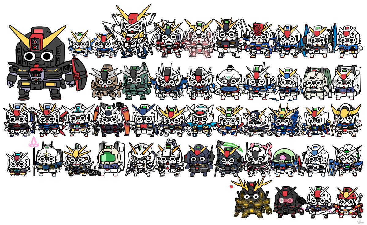 RX-78-2(ガンダム) 「One  gundam per day. Day 47 BANSHEE toda」|Affeaのイラスト