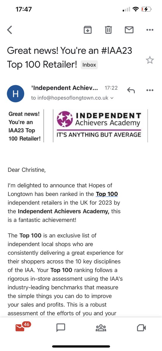 HopesofLongtown's tweet photo. Hurrah, fab Friday news after a tricky week
#Iaa23
#ShopLocal30 https://t.co/d0s461S0PK