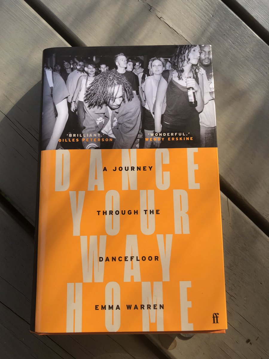 Angelasamata's tweet photo. Now everyone knows about the time my Mum stood at the top of the #Pleasuredrome stairs, backlit, surrounded by dry ice, arguing with the bouncer to โmove out of my way NOWโ to take her teenage club-loving mortified daughter home ๐ #DanceYourWayHome I adore this #EmmaWarren @FaberBooks ๐งก