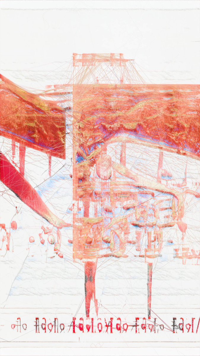 RepublicEth's tweet image. Minted this 1:1 bad boy from, clones with a massive 44” signed print!
@refikanadol 
#unsupervised #moma #ai