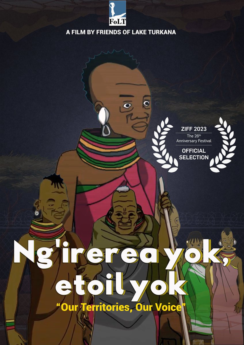 We end the week with fantastic news! 📷
Our short animation film, "Ng'irerea Yok, Etoil Yok" (Our Territories, Our Voice), has been officially selected for the prestigious 26th-anniversary festival of the Zanzibar International Film Festival ZIFF! 😃🙌🏿 1/2