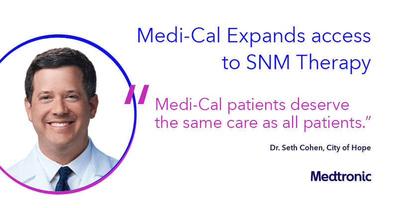MDTPelvicHealth's tweet photo. Dr. Seth Cohen @DrSCohen, says, “This is absolutely a significant win for patients suffering with pelvic floor disorders in California that have traditionally not had access to this therapy; our Medi-Cal patients deserve the same care as all patients." We couldn't agree more. https://t.co/VDwXi5ZNtf