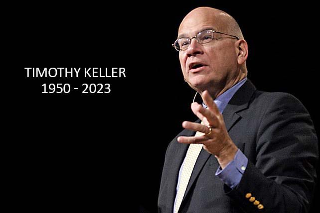 I read a Tim Keller sermon nearly every week.  I already miss a man I've never met.  Thankful for his ministry.