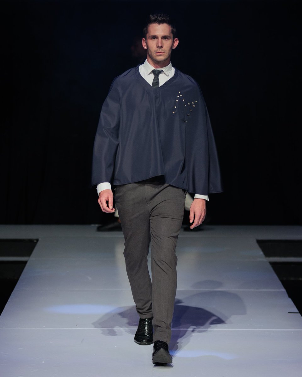 MacGale's tweet photo. Look 4 of our Autumn Collection :
Our 'M for MacGale' Cape paired with Grey Tailored side-button trouser.

#MacGale https://t.co/8p29xeEoKE