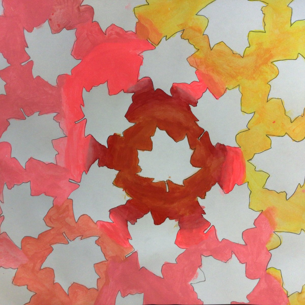 yorkart2111's tweet photo. School is still in session! Painted papers are being prepared to fold into our lidded origami boxes next week! A favorite project for all-did you catch it with the @theartofed #NowConference after pass? #FabArtsFri #middleschoolart #Origami https://t.co/uXqv3YUEJU