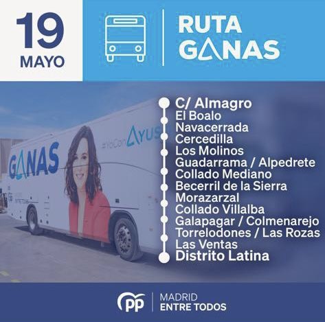 Jose Luis (@jlm_becerril) on Twitter photo Hoy nos ha visitado el Autobús de Partido Popular
Con Muchas GANAS
<a href="/PP_Becerril/">Populares Becerril</a>
<a href="/ppmadrid/">PP Comunidad de Madrid</a> Hoy nos ha visitado el Autobús de Partido Popular
Con Muchas GANAS
<a href="/PP_Becerril/">Populares Becerril</a>
<a href="/ppmadrid/">PP Comunidad de Madrid</a>