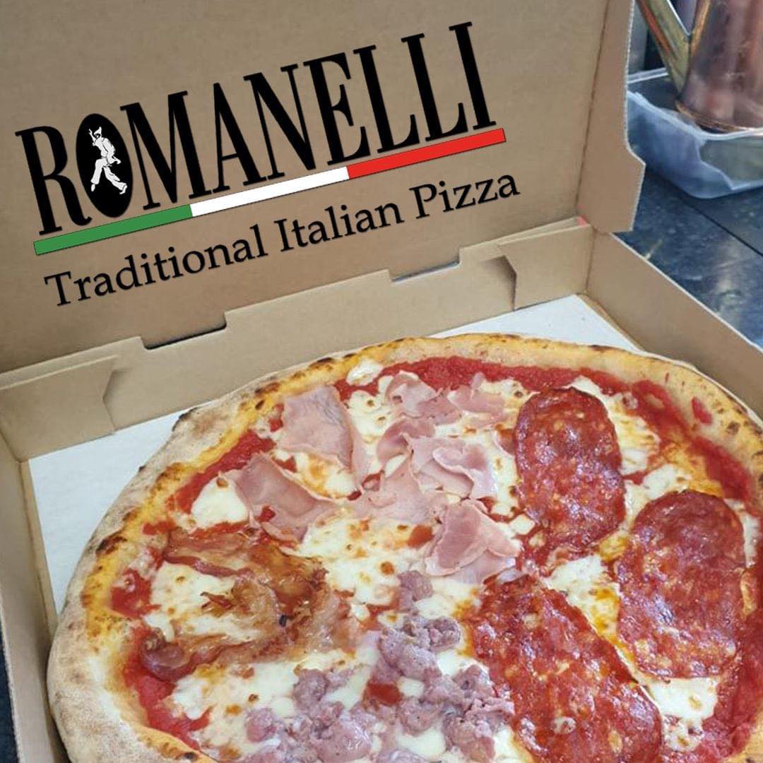 Save at Romanelli's with MK Eats.

Real Italian's, making real pizza. It couldn’t be simpler.

70+ local takeaways available on <a href="/MKEatsApp/">MK Eats - Download the app today!</a>

Download on iOS &amp; Android: onelink.to/mkeats or order online:
mk-eats.co.uk
#MiltonKeynes