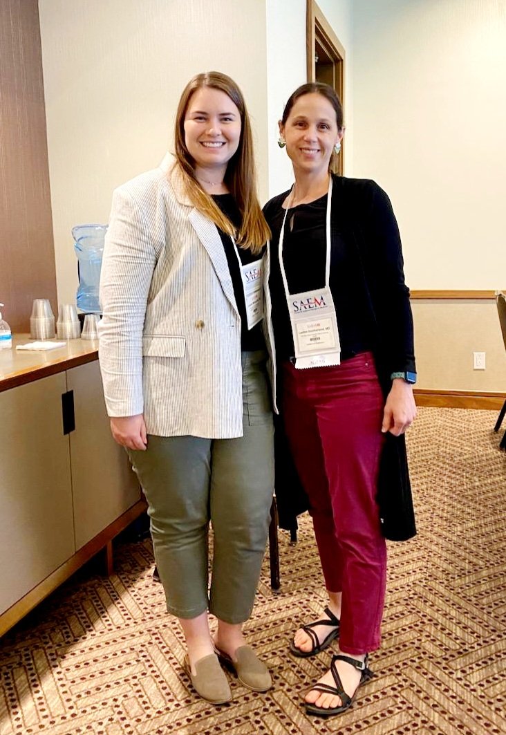 Lauren Willoughby, MD (@laurwilloughby) on Twitter photo So thrilled to have presented our research on Integrating Geriatric and Palliative Care competencies into EM residency training! Thank you for the amazing mentorship <a href="/LSGeriatricEM/">LSGeriatricEM</a>!
#SAEM23 <a href="/OhioStateEMRes/">Ohio State Emergency Medicine Residency</a> So thrilled to have presented our research on Integrating Geriatric and Palliative Care competencies into EM residency training! Thank you for the amazing mentorship <a href="/LSGeriatricEM/">LSGeriatricEM</a>!
#SAEM23 <a href="/OhioStateEMRes/">Ohio State Emergency Medicine Residency</a>