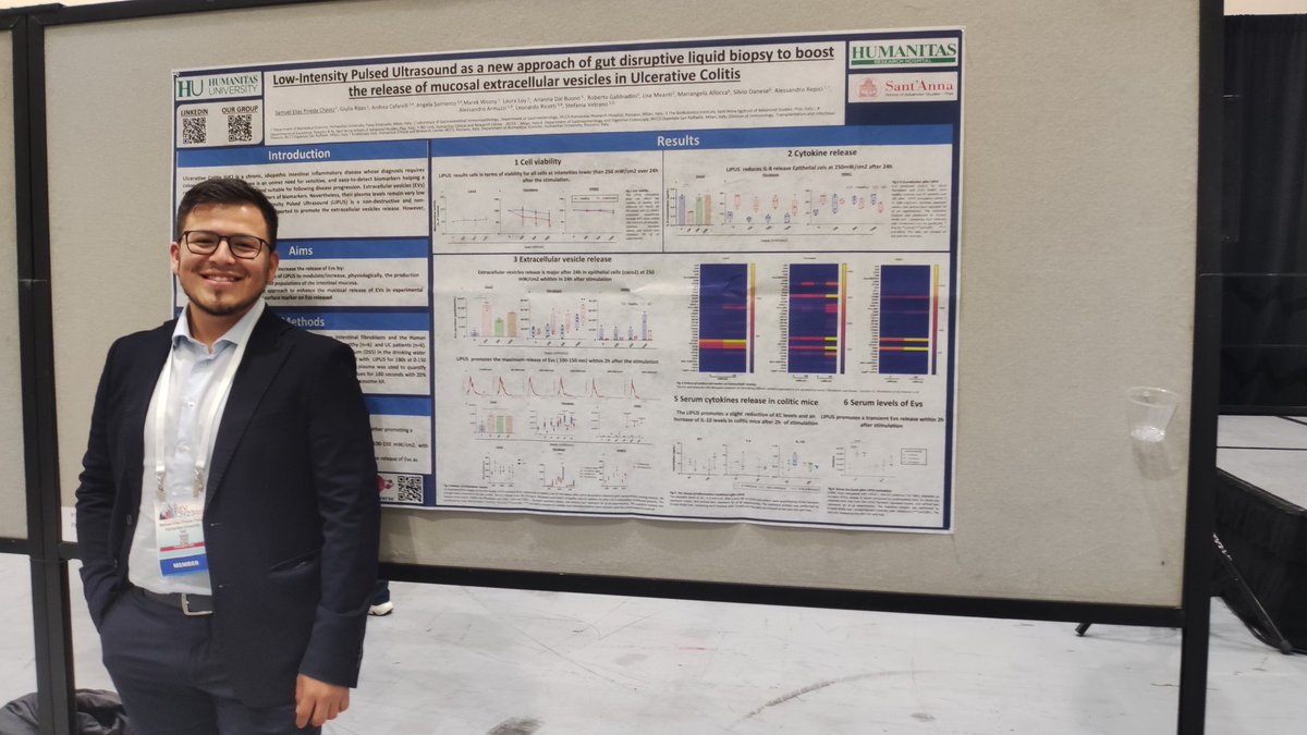 Great opportunity to present our work with LIPUS and EVs. So exited to enjoy at ISEV2023 ! 
<a href="/IsevOrg/">ISEV</a>
<a href="/ImmUniverse_EU/">ImmUniverse</a>