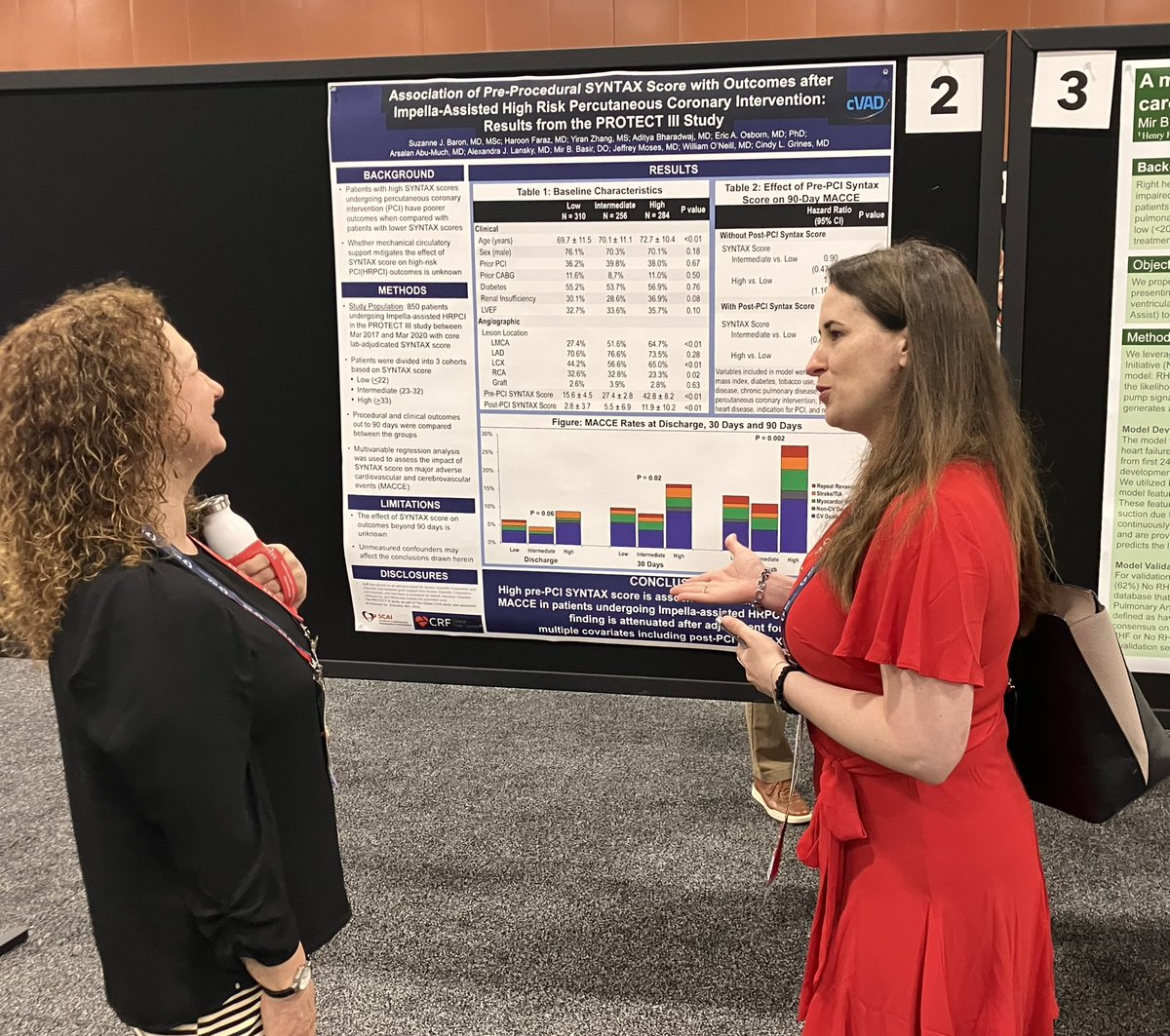 Abstract poster session happening now! And the category is... #CardiogenicShock and Hemodynamic Support and #PAD. #SCAI2023 #postersessions #abstracts