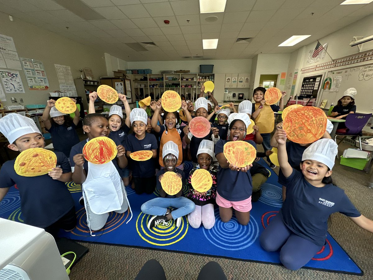 Using our fraction vocabulary, students were able to prepare pizzas for customers who wanted  delicious toppings on either half, a quarter or their whole pizza! #learningissofun #fractions #pizzeriabella #handsonlearning