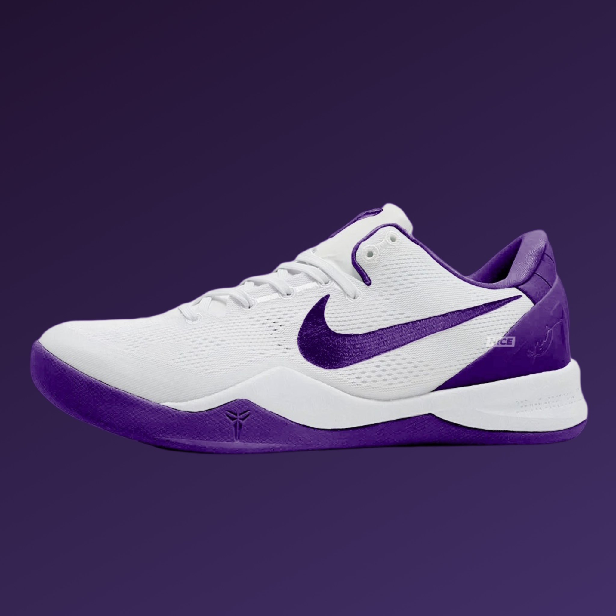 NikeZoom Kobe8 Protro White Court Purple