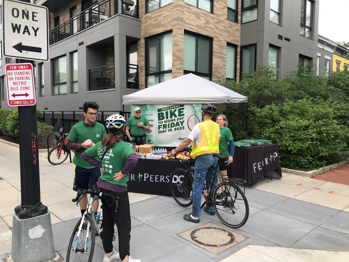 Happy Bike to Work Day! Our DC office hosted a BTWD pit stop this morning, fueling up DC bike commuters with snacks and free swag! Thank you for riding your bike!