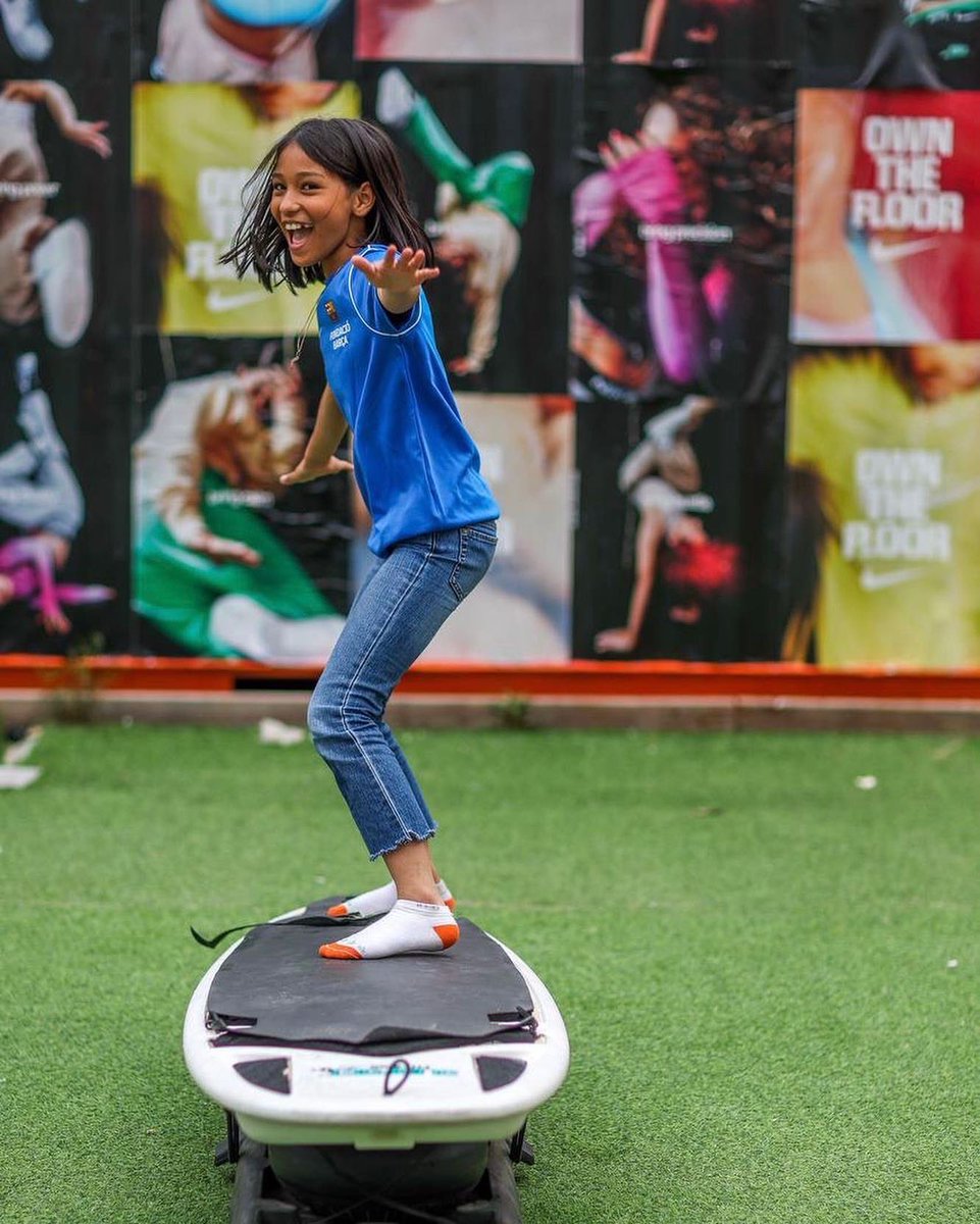 FundacioFCB's tweet image. We bring together our participants from the #MadeToPlay program at Play Barcelona to enjoy sports and games, sharing experiences. 🤹🏼‍♀️ 

With the collaboration of 🫱🏼‍🫲🏽 @Nike