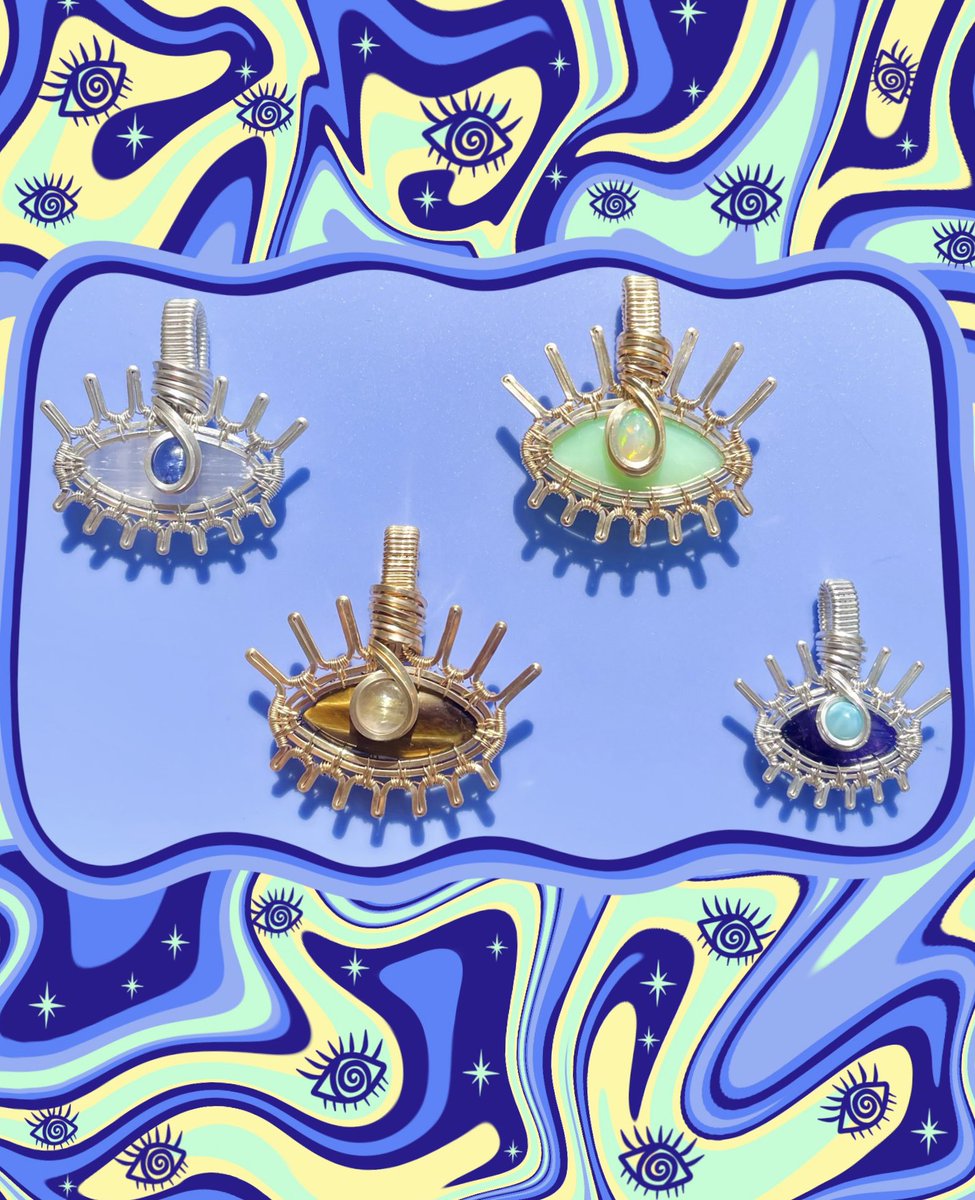 RaisedVbrations's tweet photo. ✨👁️ eye pendant drop 👁️✨ https://t.co/D1KM2KK0XN