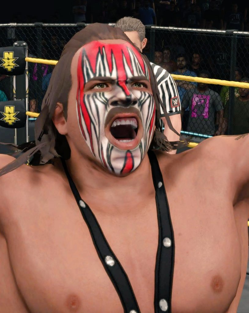 DrGorillaNuts's tweet photo. 💥💣 Demolition (Ax &amp; Smash) are ready to devour the Tag Division in @WWEgames #WWE2K23! Search #DrGorillaNuts via @IconsOfTheRing Project! Two face paints each included!

Moveset: @SkyMovesets 
Trading Card: @QuickStopHicks 

@ElementGamesTV @Smacktalks @FatalStevenYT https://t.co/djYO9B5Rmv