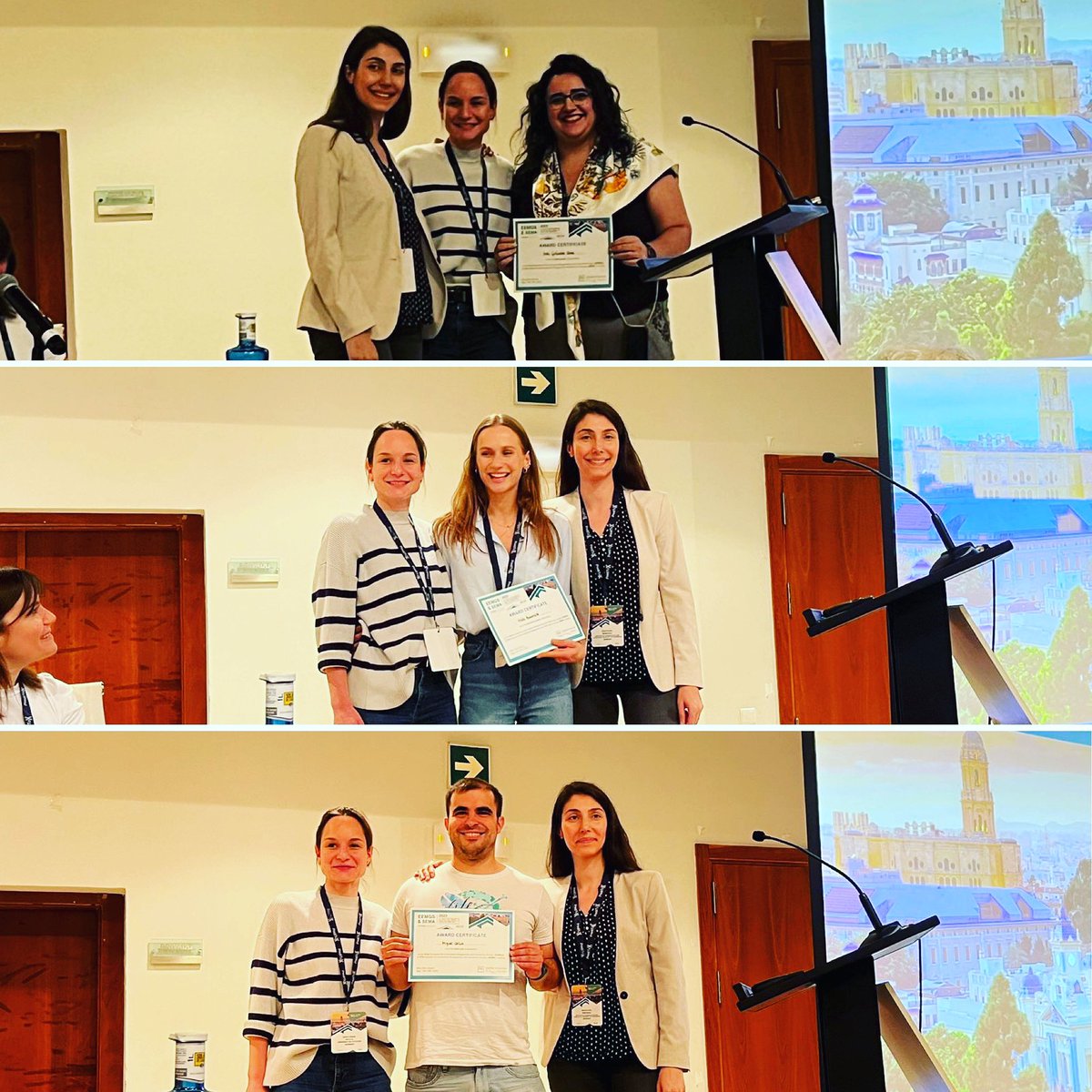 EEMGS_NI's tweet photo. Congrats to all our award winners 🏆
Best Poster 👉 Inés Grávalos Cano 🎉
Best Pitch 👉 Milda Babonaíte 🎉
Best Talk 👉 Miguel Collia 🎉
#eemgs #sema #eemgs_ni #awardwinners #newinvestigators #congratulations #besttalk #bestposter #bestpitch https://t.co/vUYJ5cLEnW