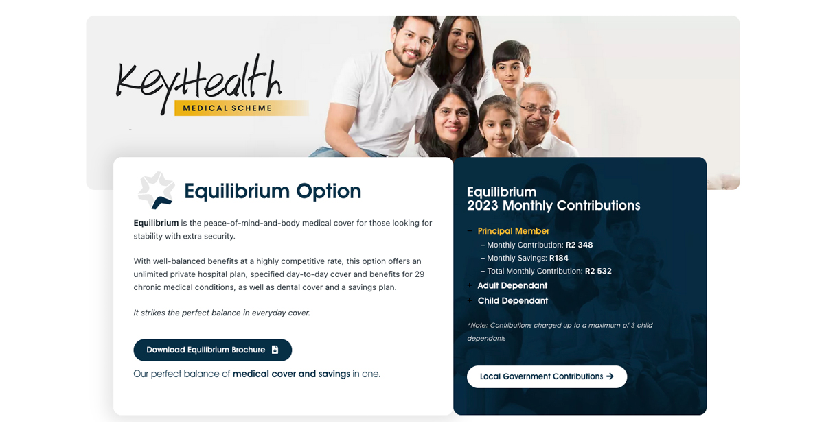 You can afford peace of mind with Equilibrium. It’s a well-balanced offering of private hospital cover, a medical savings account, and day-to-day cover: bit.ly/3YPs8Yr

#AffordableMedicalAid #MoreValue #RealBenefits