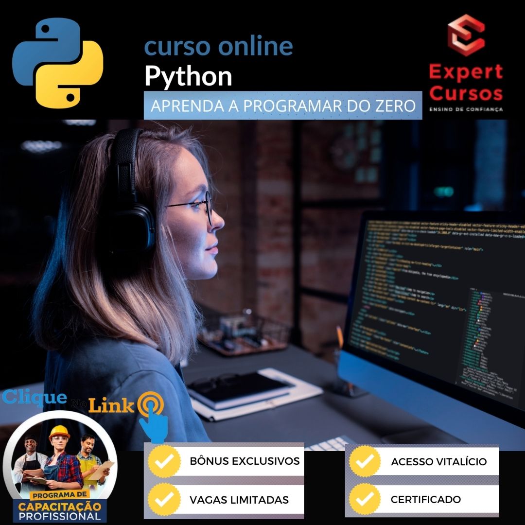 Capprofissional's tweet image. "Explore os cursos Python mais envolventes e abra as portas para o sucesso na programação. Clique aqui para descobrir mais:📷 pythoncursos.blogspot.com 📷"
#PythonCursos
#AprendaPython
#ProgramaçãoPython