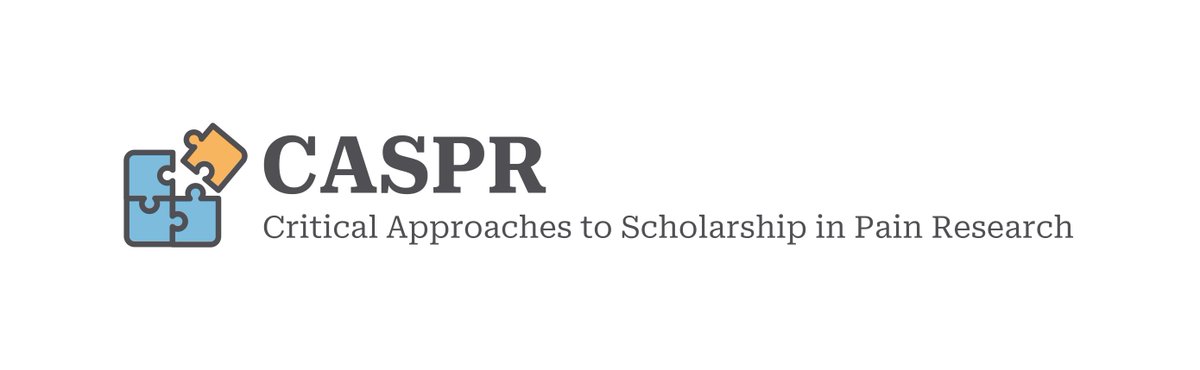 CASPR (critical approaches to scholarship in pain research) is hosted monthly by @westernuNursing's @FionaWebster1 and @LauraConnoy, exploring the ethical, legal & social justice dimensions of pain. Learn more at criticalpainscholarship.ca #painresearch #webinars #ethicalresearch