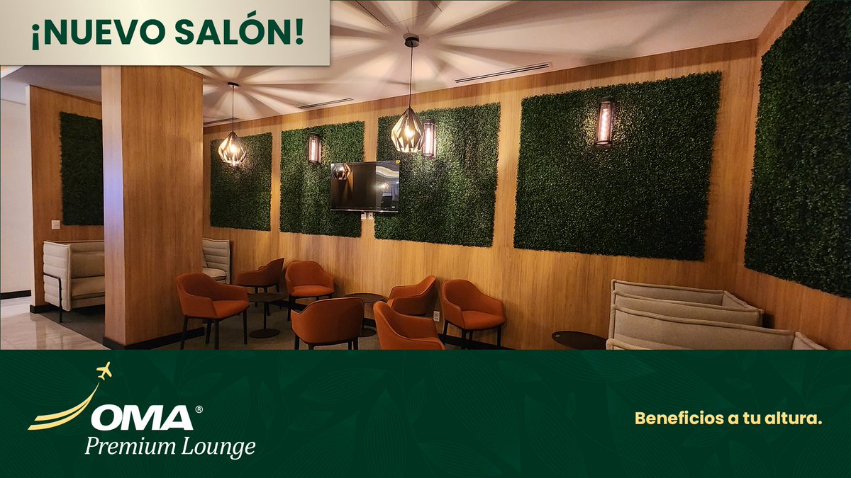 OMAeropuertos's tweet photo. Visita el nuevo salón de #OMAPremiumLounge en el @AeropuertodeTam  y descubre la mejor forma para relajarte antes de tu vuelo.🛫🤩
📍Sala de Última Espera.

Accesa con: Priority Pass, Lounge Key, o mediante pago por evento en el mostrador del salón. 🎟️

Conoce mas aquí:  https://t.co/Zcxen23SUZ