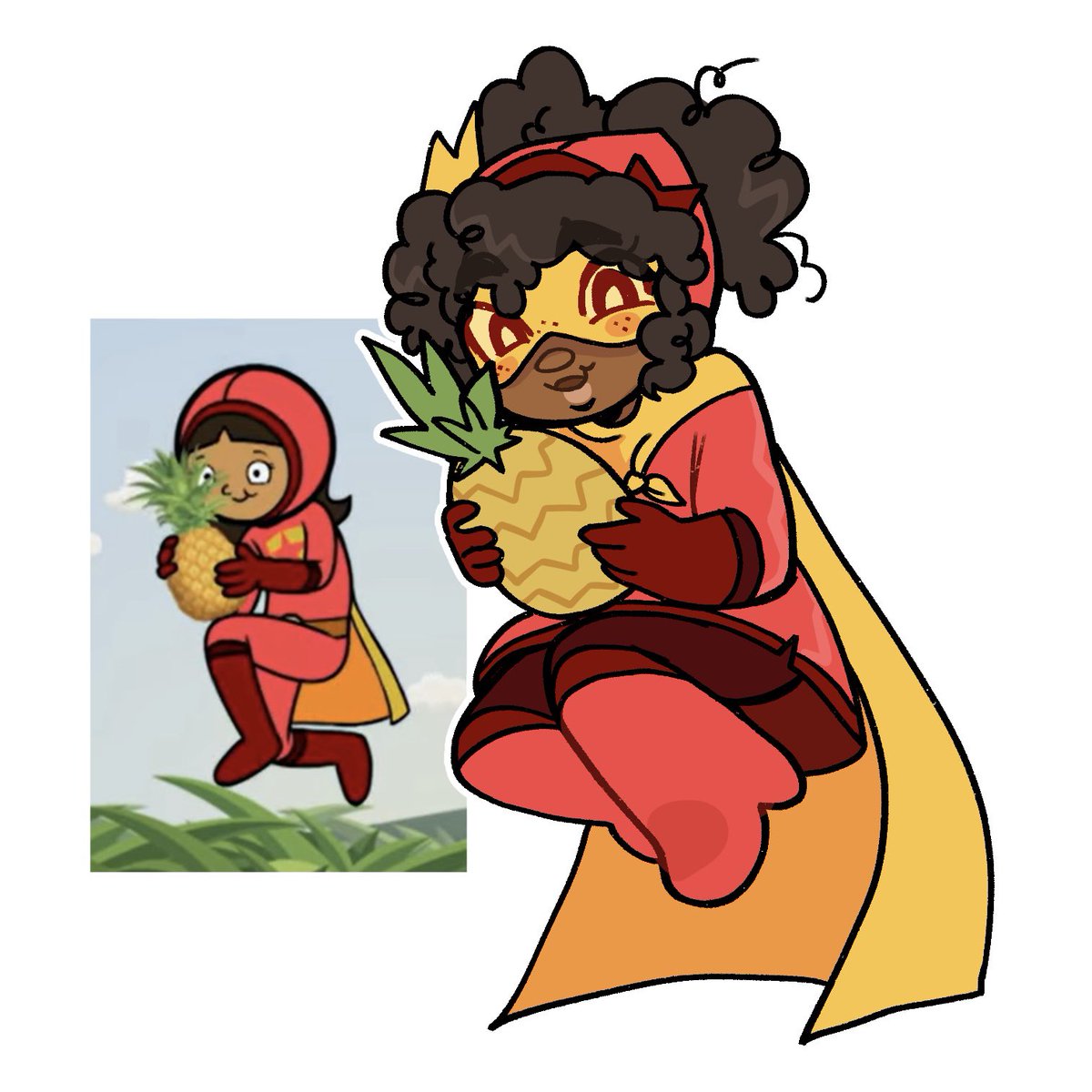 eureka!! it’s a pineapple!! #wordgirl