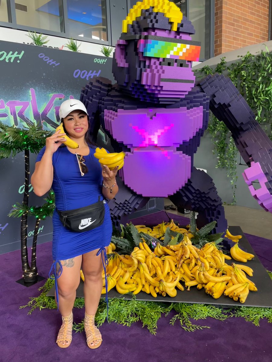 TinaaLove22's tweet image. Go Bannas 🦍🍌 @CyberKongz #Ooh #Eeh #Ahh #Veecon2023