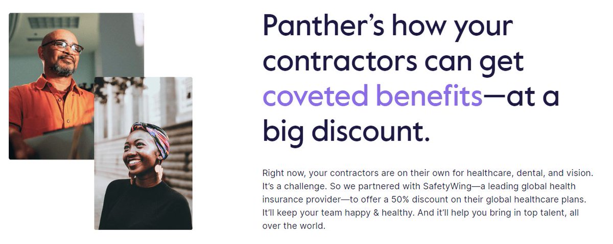 Are you a global contractor looking for access to high quality, lower cost healthcare? Panther might be able to help. Let your clients know about us. panther.co/contractors-be…