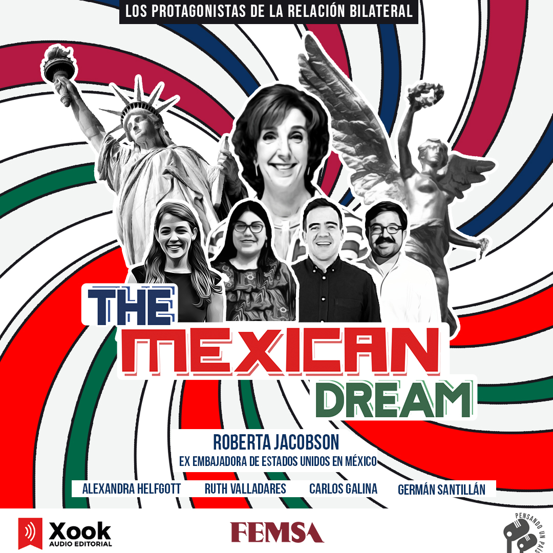 En el segundo capítulo de #TheMexicanDream, <a href="/Jacobson_RS/">Roberta S Jacobson</a> conversa con el Congresista Joaquin Castro, sobre los actores que hacen posible la relación bilateral y los desafíos para las instituciones.

🌐 spoti.fi/3Lp2kx9
Disponible en tu plataforma favorita. 🎙️

<a href="/xookaudio/">Xook Audio Editorial</a>