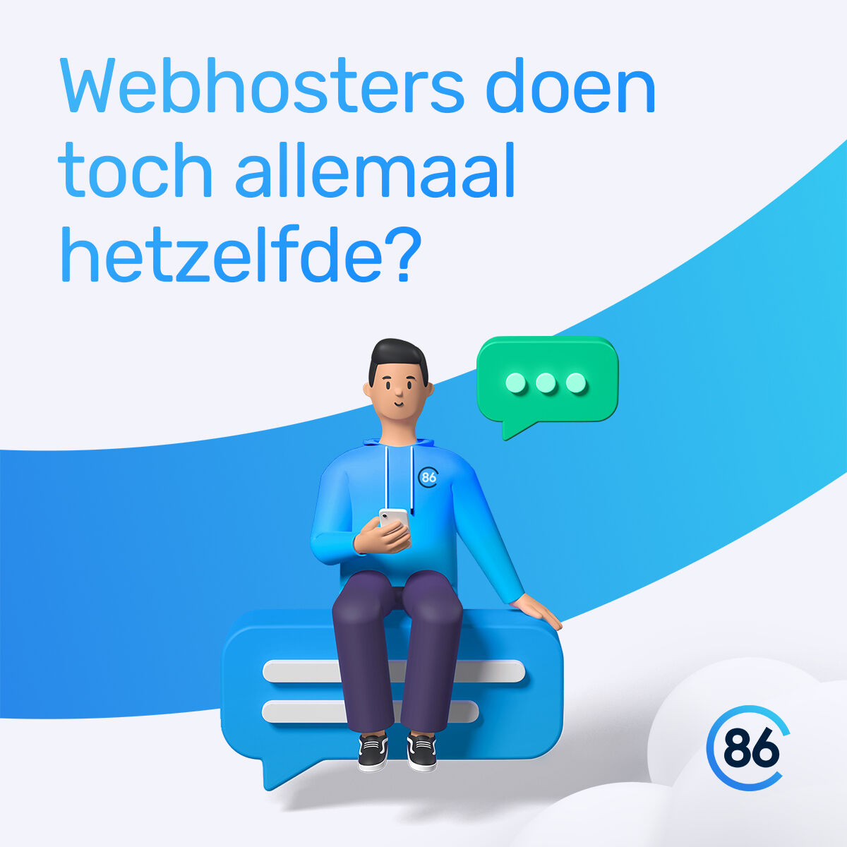 Bij het kiezen van een webhoster let je op de volgende factoren: 
1. Kijk niet alleen naar de resources 
2. Prijs-kwaliteit verhouding 
3. Up-time 
4. Kies de snelste webhoster 
5. Contactmogelijkheden 
6. Kies een onafhankelijke webhoster 

Meer weten? We vertellen je het graag!
