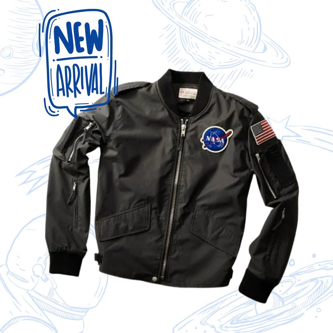 ShopNASA's tweet image. Check out our new favorites here at Shop NASA! Shop the new NASA Charcoal Flight Jacket and the NASA Toiletry Kit bag at the link in our bio! ✨💙😍

#ShopNASA #Shop #htx #NASA #JSC #ShopSmall #HTX #shopnow