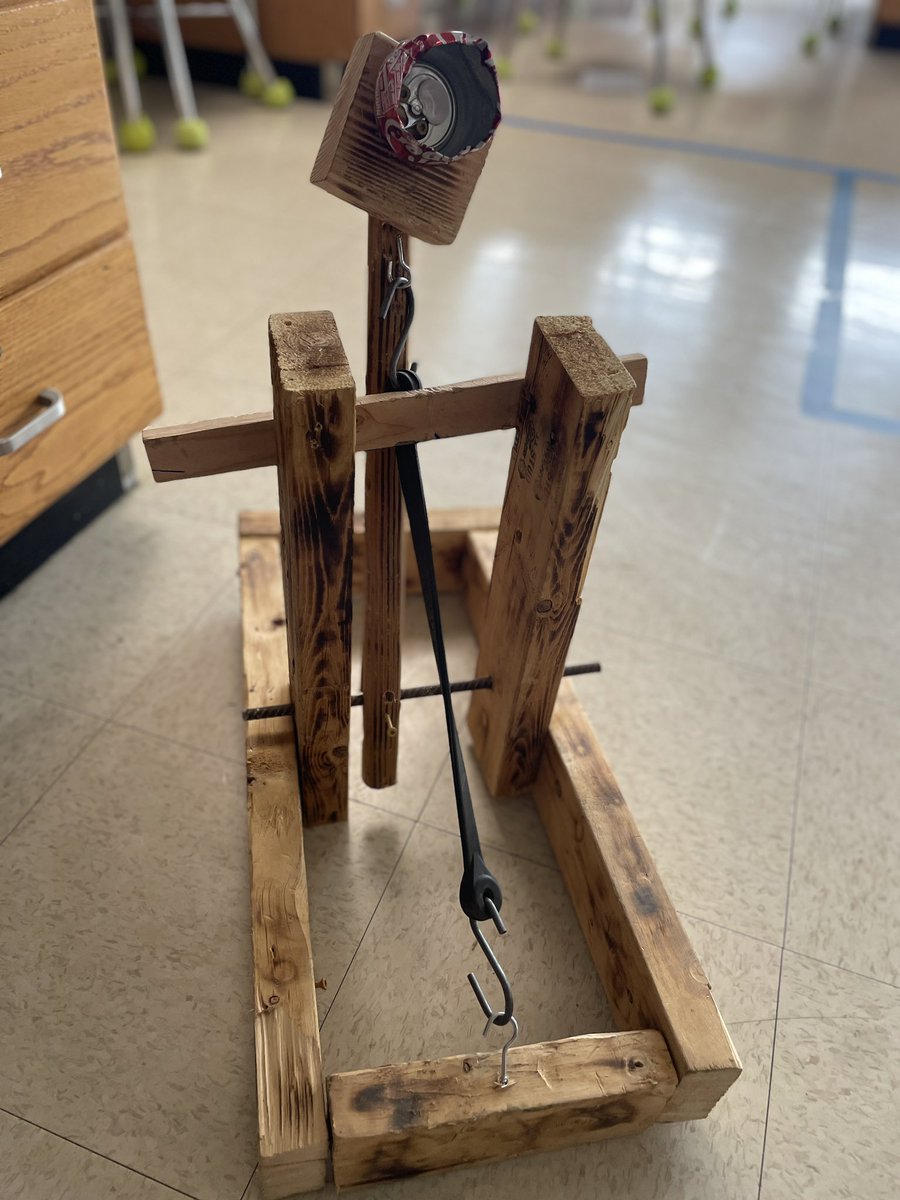 mrdulberger's tweet photo. Catapults come in all shapes and sizes… some are made from #3DPrinted parts, some use mouse traps or spare lumber, others are decorative 🦄 unicorns… here are a few of the most recent projects that my 7th gr Ss finished up #MiMSCTE https://t.co/JQI4VJNq1W
