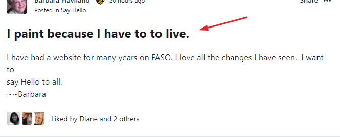 FASO Artist Websites tweet media