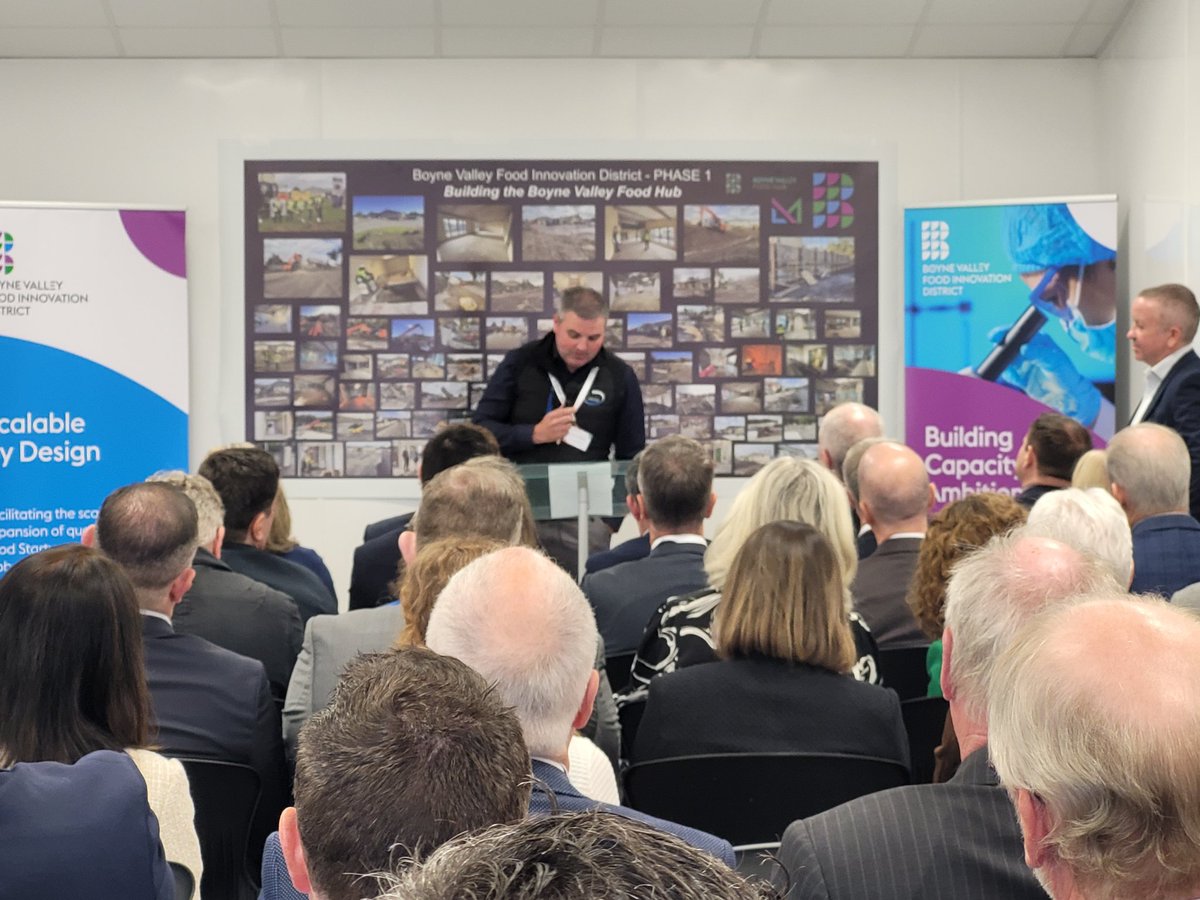 MeathEnterprise's tweet photo. What a day we had for the launch of the Boyne Valley Food Hub. Absolute proud moment for all team members. #meathcoco #Entirl #BVFID https://t.co/IDt1SuKye1