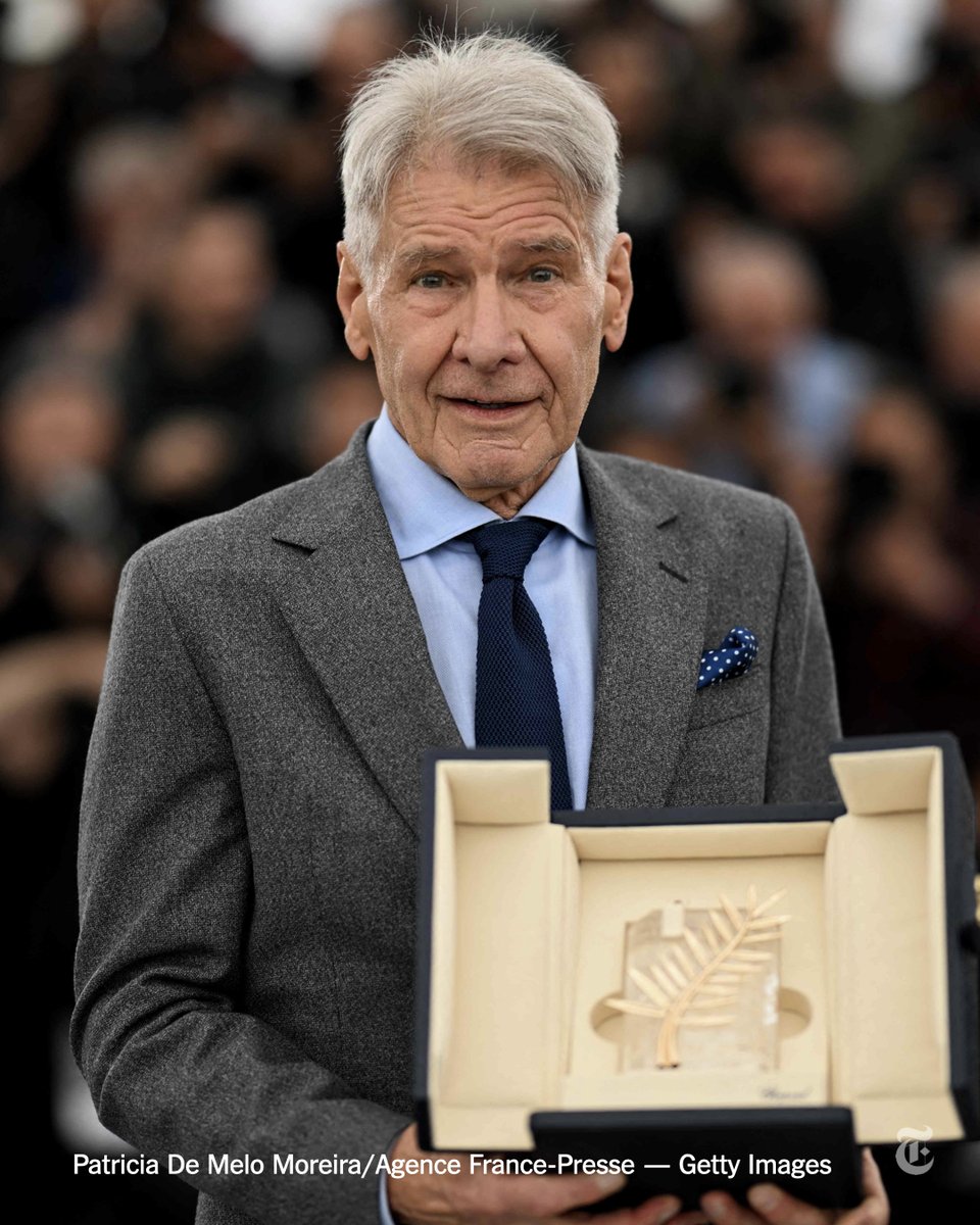 The New York Times on Twitter "Harrison Ford was presented with an