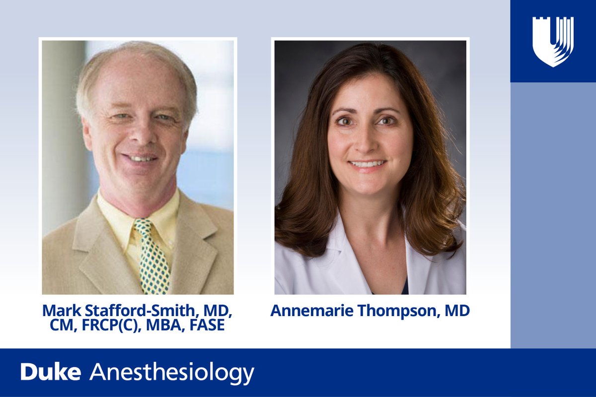 Duke Anesthesiology tweet media