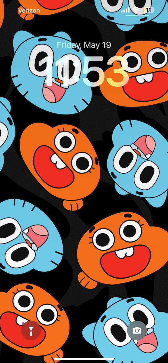 alexappleguy's tweet image. I like this wallpaper on my iPhone 14 Plus #ioshomescreen #TheAmazingWorldOfGumball