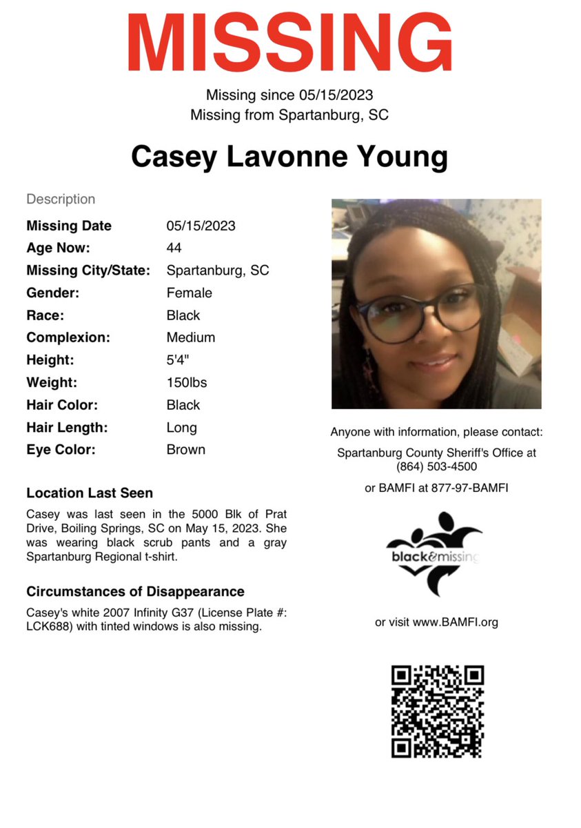 BadGalsAusetkmt on Twitter "RT BAM_FI *UPDATE* Spartanburg, SC 44