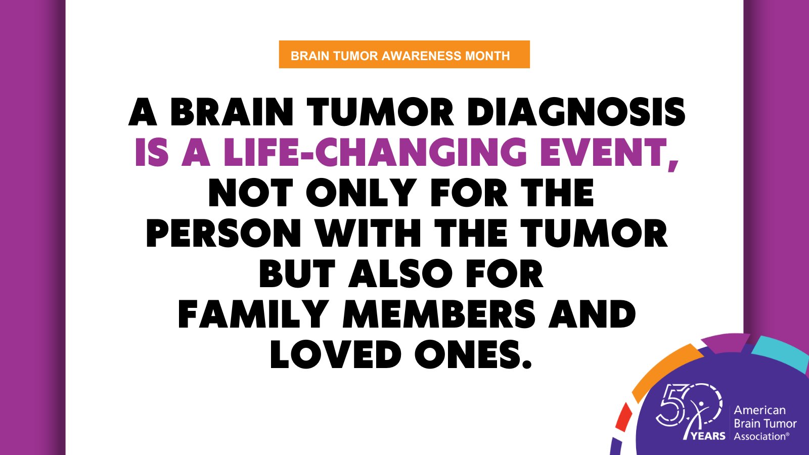 American Brain Tumor Association on Twitter: "How has a #braintumor